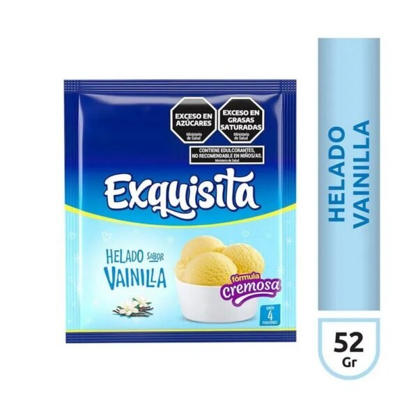 helado exquisita vainilla x52g
