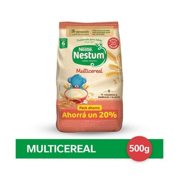 Cereal Nestum multicereal sin azucar x500g