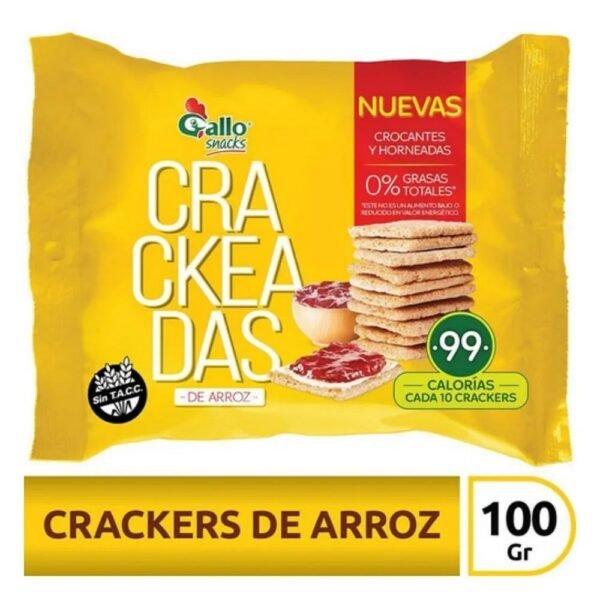 Galletitas crackeadas Gallo x100g