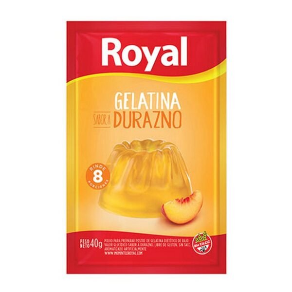 gelatina royal reg.duraznox25g