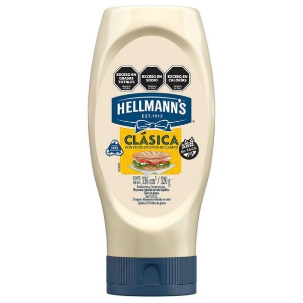 MAYONESA HELLMANNS SQZ X320