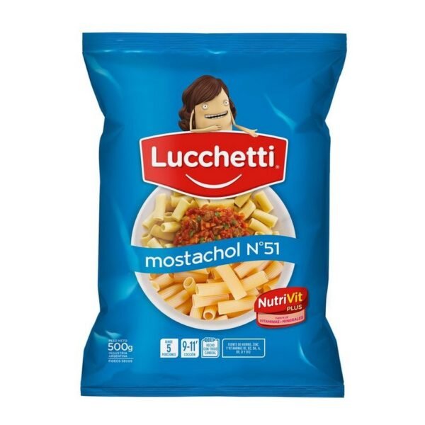 FIDEOS LUCHETTI MOSTACHOL N52 X500g