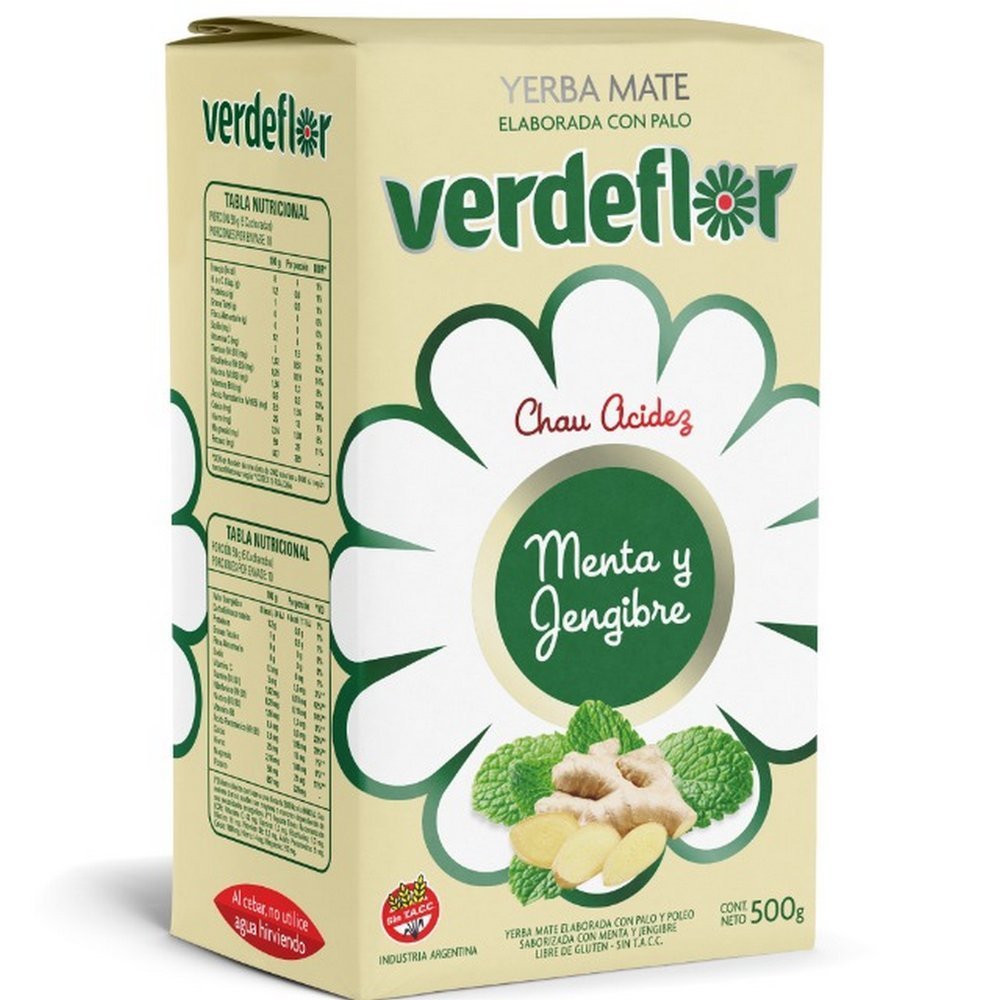 304601-1.jpg Yerba Verdeflor Menta Jengibre x500g - Imagen 1