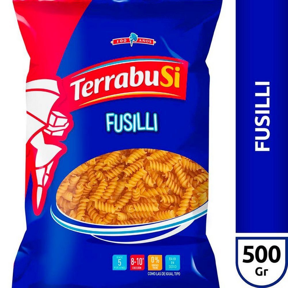 304908-1.jpg FIDEOS TERRABUSI FUSILLI X500G - Imagen 1