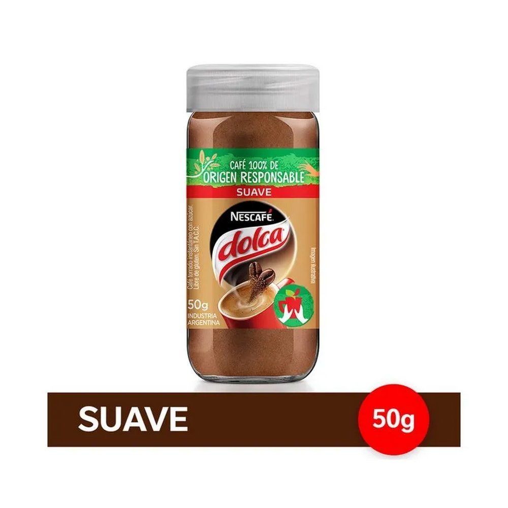 305097-1.jpg Nescafe dolca suave original frasco x50g - Imagen 1