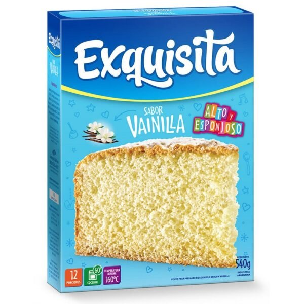 Bizcochuelo Exquisita Vainilla Fort. x540g