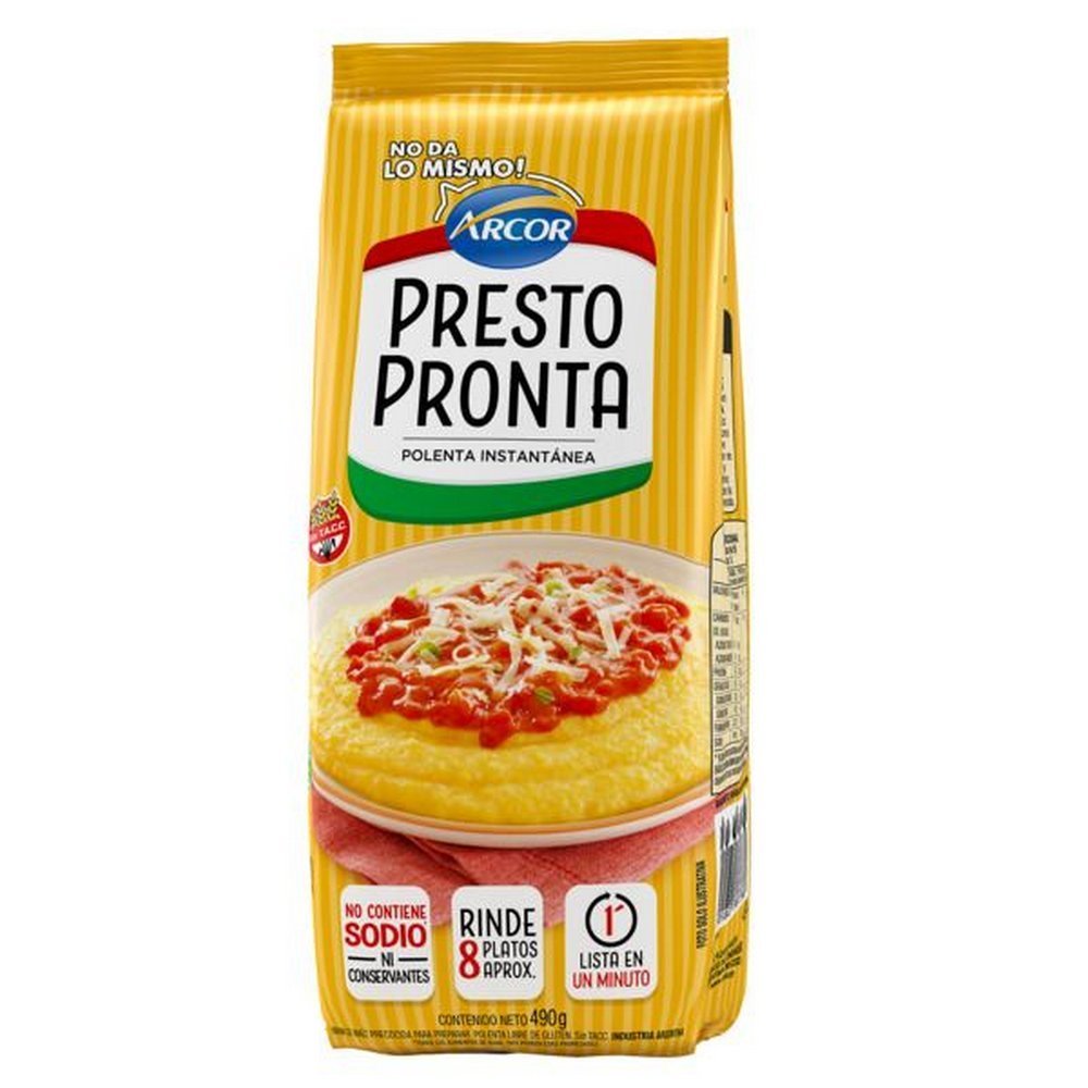 306644-1.jpg Polenta instantanea Prestopronta en bolsa 490 g. - Imagen 1