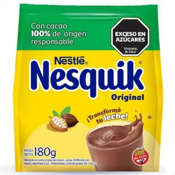 Nesquik original cacao en polvo 180 grs