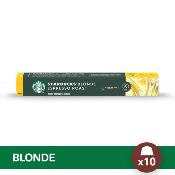 Capsulas Starbucks blonde espresso x10u