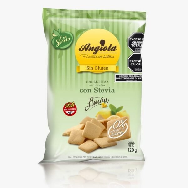 Galletitas Angiola sin azucar sin tacc limon x120g