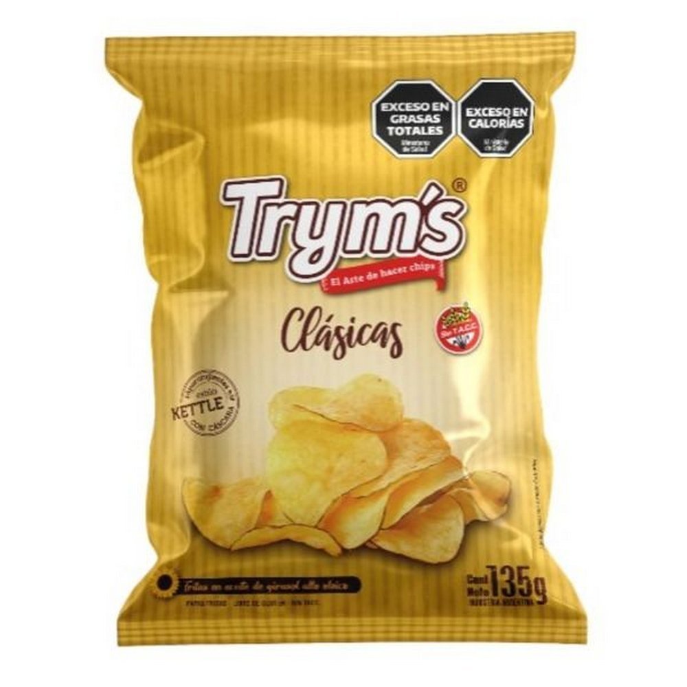 309580-1.jpg Papas fritas Tryms clasicas sin tacc x135g - Imagen 1