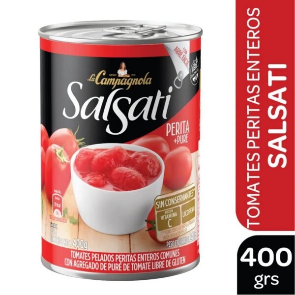 Tomate perita con pure Salsati x400g