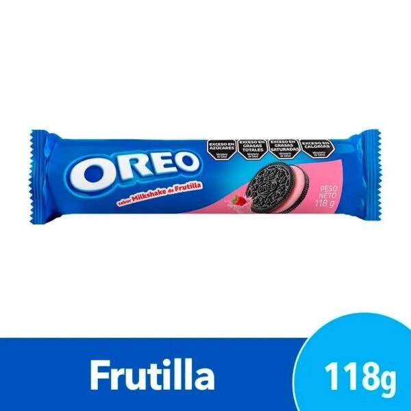 Galletitas Oreo Milk frutilla x118g