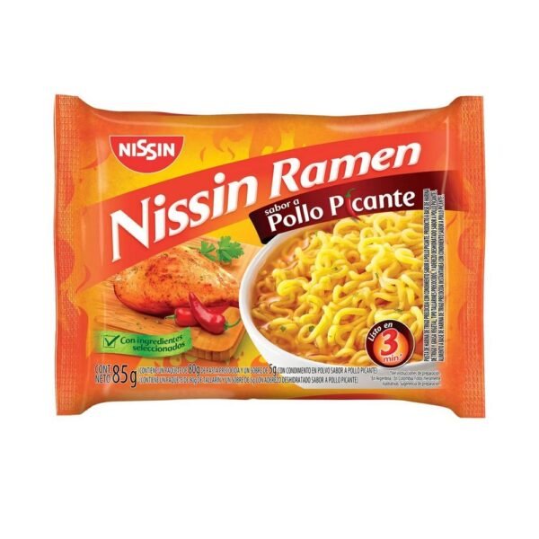 Sopa instantanea Nissin ramen pollo picante x85g