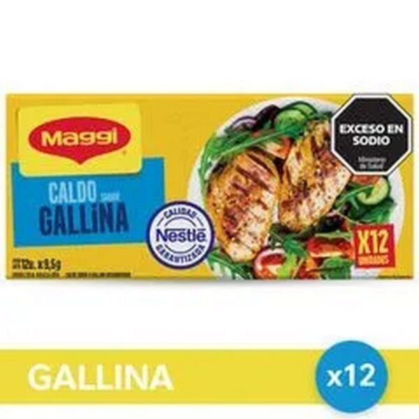 caldo maggi gallinax12unidades