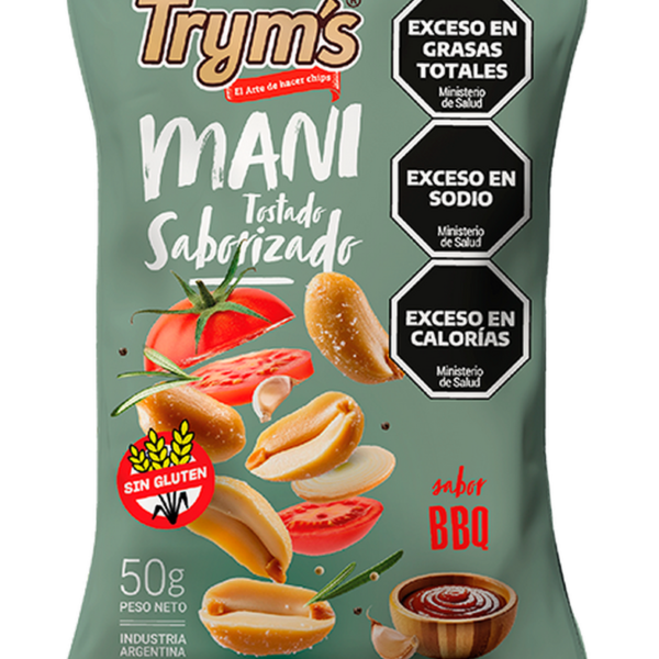 Mani Tryms barbacoa sin TACC x50g