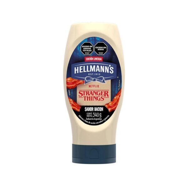 Aderezo Hellmanns bacon squeeze x340g