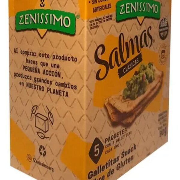 Galletitas saladas horneadas Zinissimo sin TACC 90