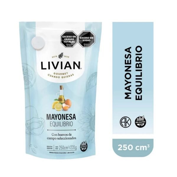 Mayonesa light Equilibrio liviana x250cc