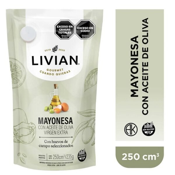 Mayonesa con aceite de oliva liviana x250cc