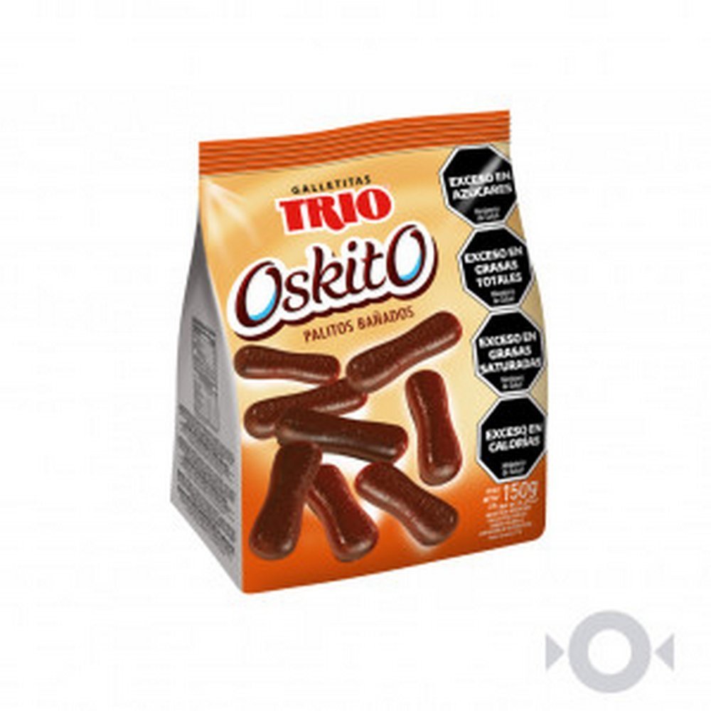 318111-1.jpg Galletitas Oskito cobertura chocolate Trio x150g - Imagen 1