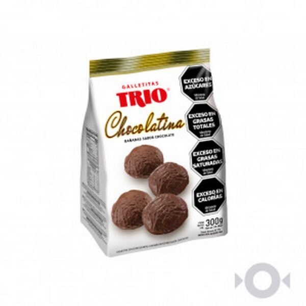 Galletitas chocolatina Trio x300g