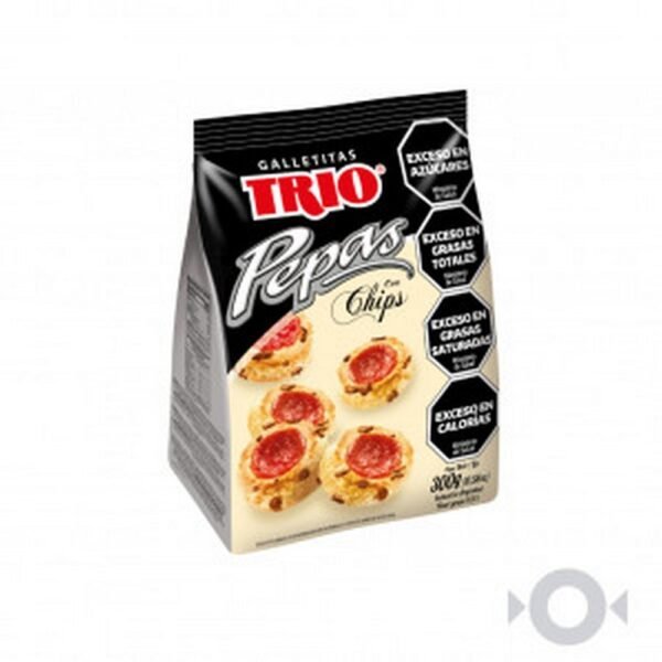 Galletitas Pepas con chips Trio x300g