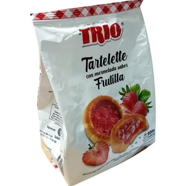 Galletitas tartelette frutilla Trio x300g
