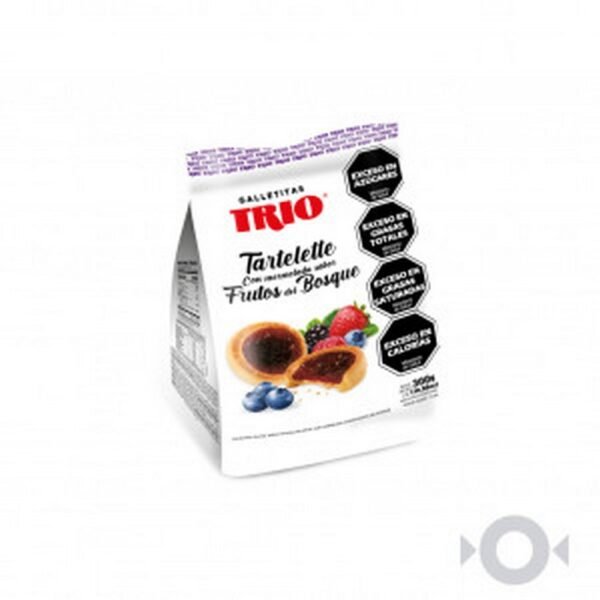 Galletitas tartelette frutos del bosque Trio x300g