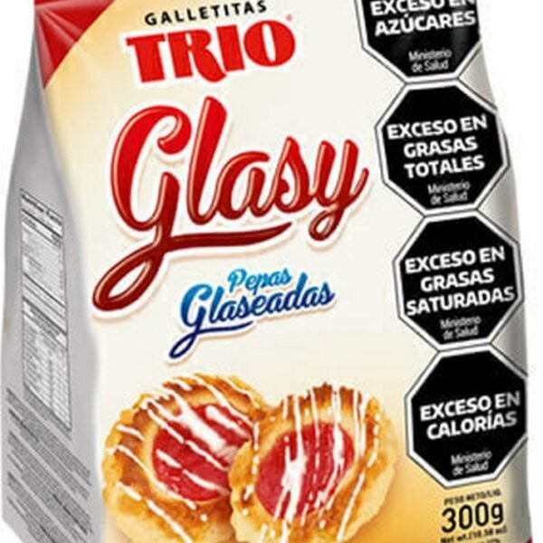 Galletitas pepas glasy Trio x300g