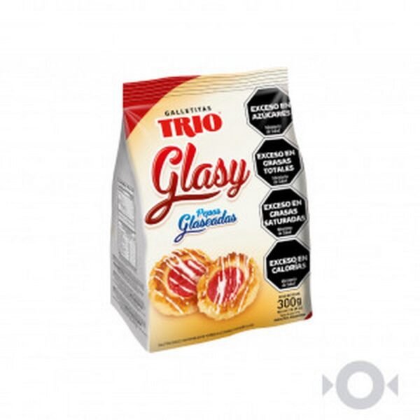 Galletitas pepas glasy Trio x500g