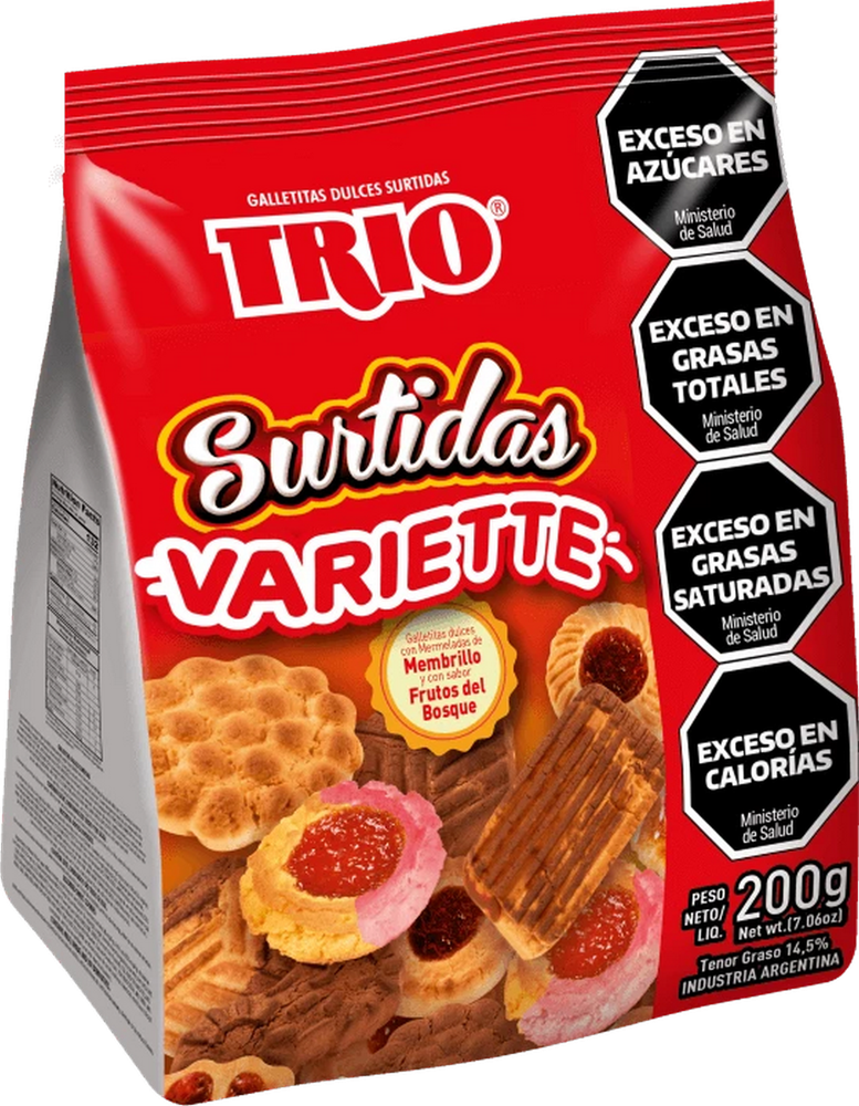 318478-1.png Galletitas Trio surtidas Variette x200g - Imagen 1