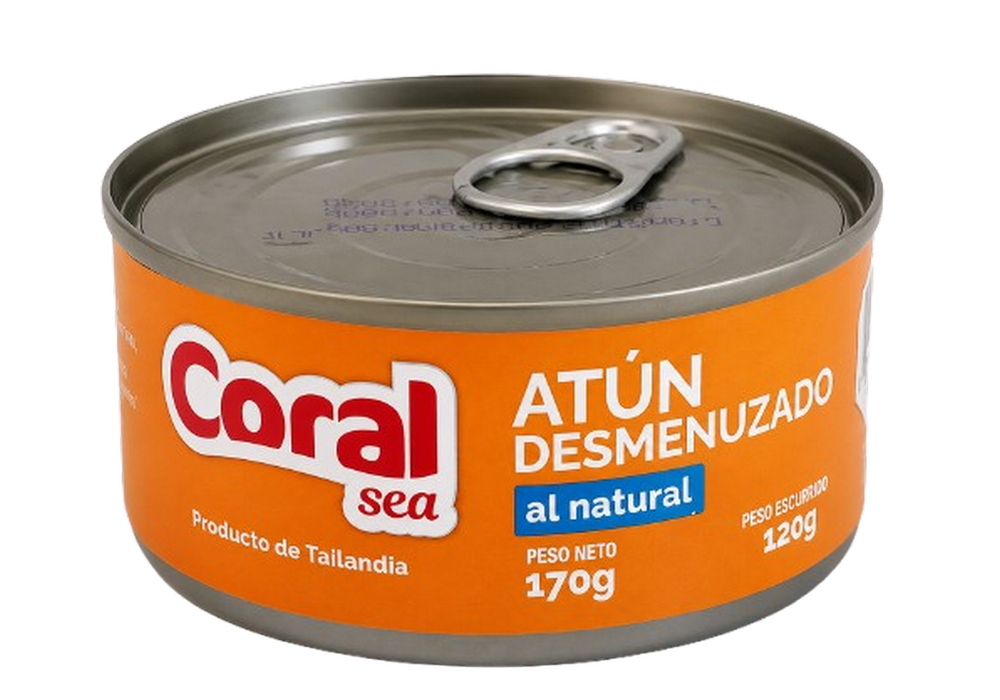 319068-1.png Atun desmenuzado natural Coral Sea x170g - Imagen 1