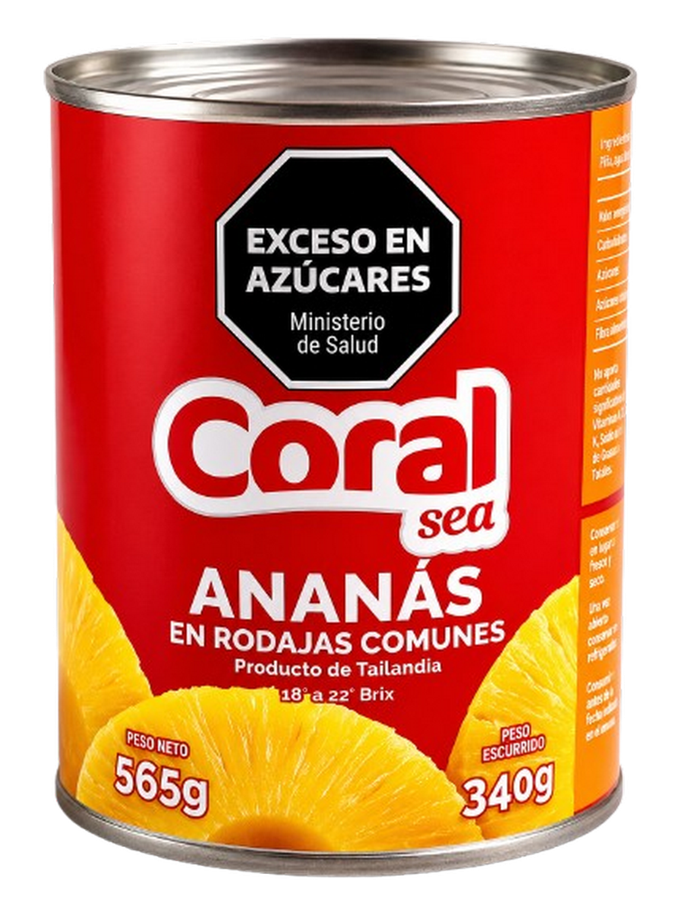319267-1.png Anana en trozos Coral Sea x567g - Imagen 1