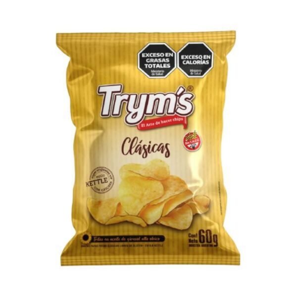 Papas fritas Tryms clasicas sin tacc x90g