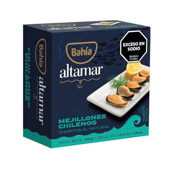 Mejillones al natural Bahia x190g