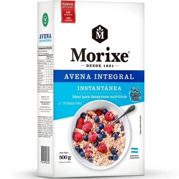 Avena instantanea Morixe estuche x500g