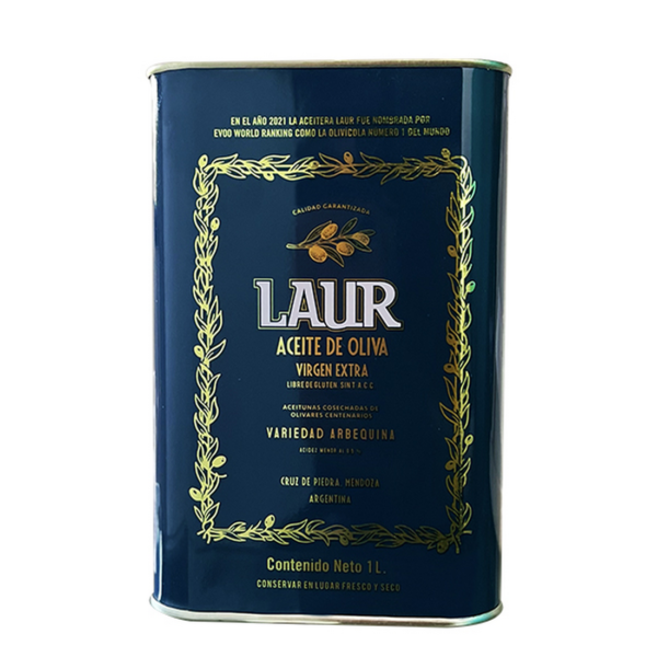 Aceite de oliva Arbequina Laur lata x1l