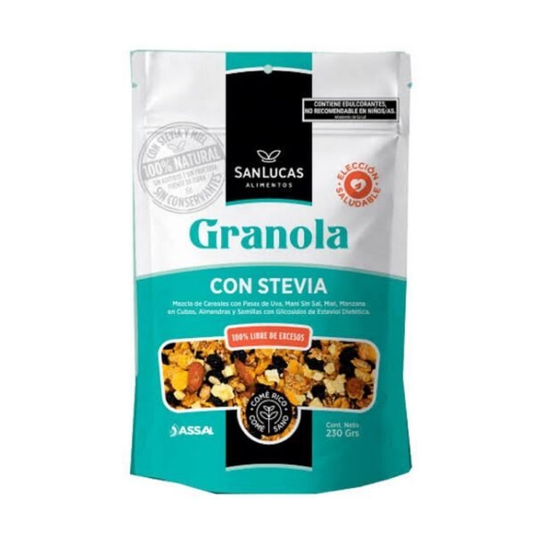 Granola Sin Lucas con stevia x230g