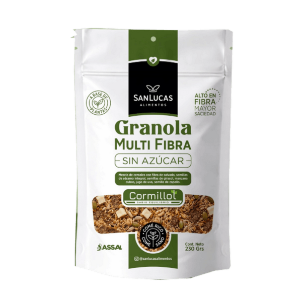 Granola Sin Lucas multifibra sin azucar x230g