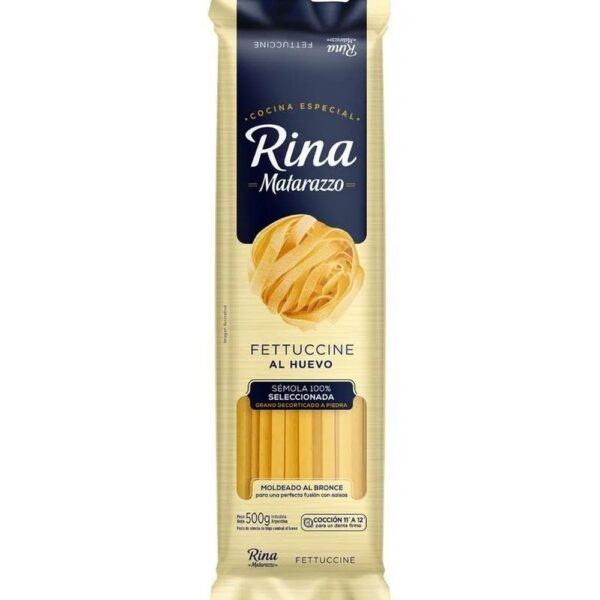 Fideos Matarazzo Rina Fettuccine al huevo x500g