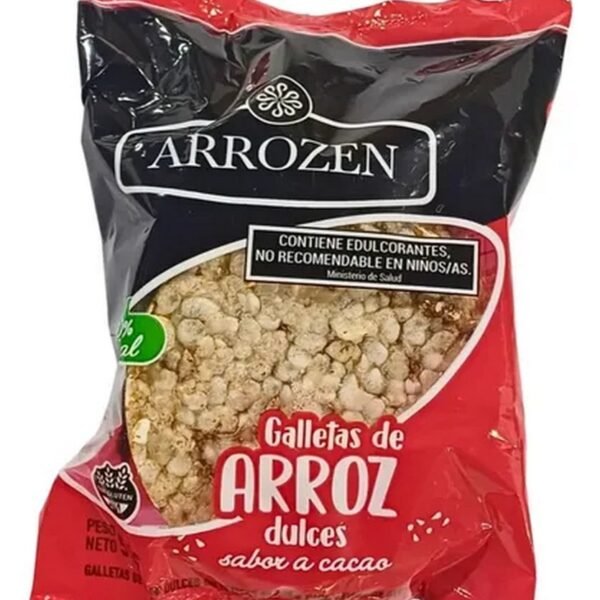 Galletitas de arroz dulces Arrozen sin tacc x55g