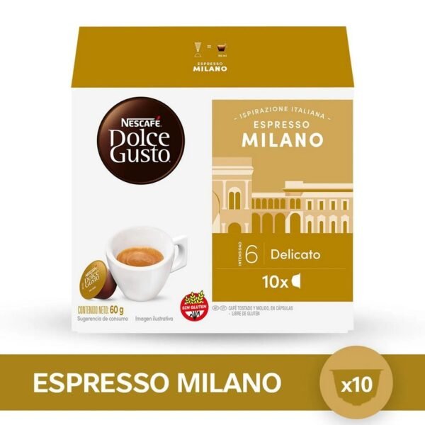 Cafe en capsulas Nescafe Dolce Gusto Milano x10u