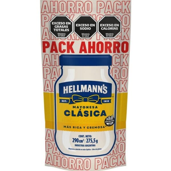 Mayonesa Hellmanns clasica x275.5g