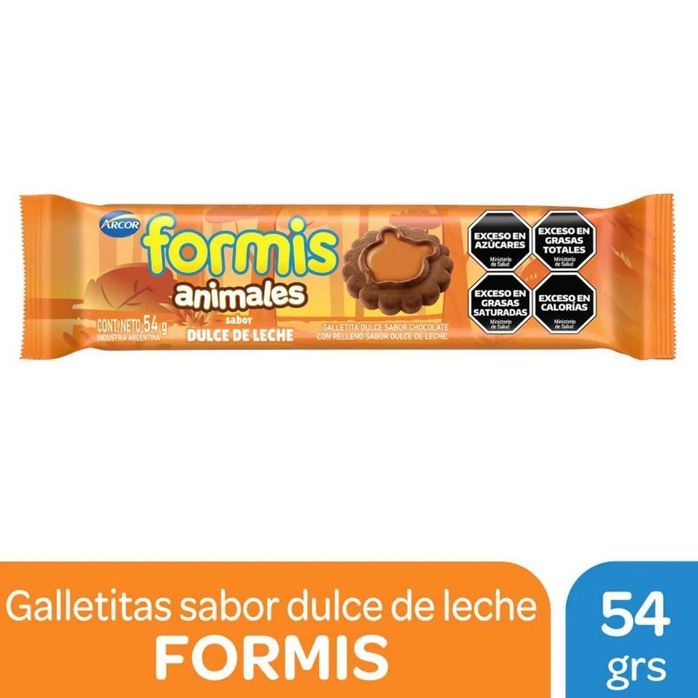 322952-1.jpg Galletitas Formis dulce de leche x54g - Imagen 1