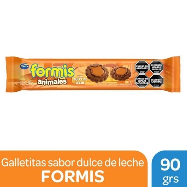 Galletitas Formis dulce de leche x90g