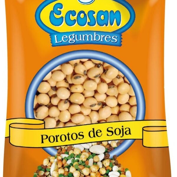 porotos soja ecosan x400g