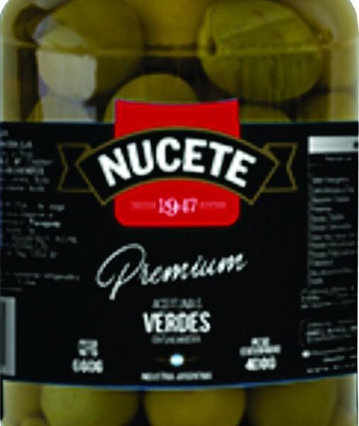 Aceitunas Nucete Verde Premium x400